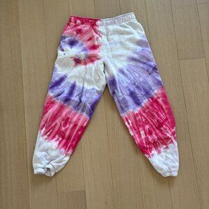 Aritzia TNA Tie Dye Cozy Fleece Sweatpants